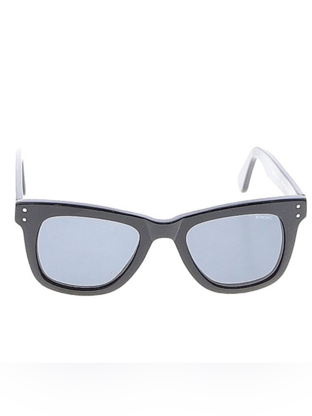 KOMONO Allen Glossy Black Sunglasses NEW wayfarer square